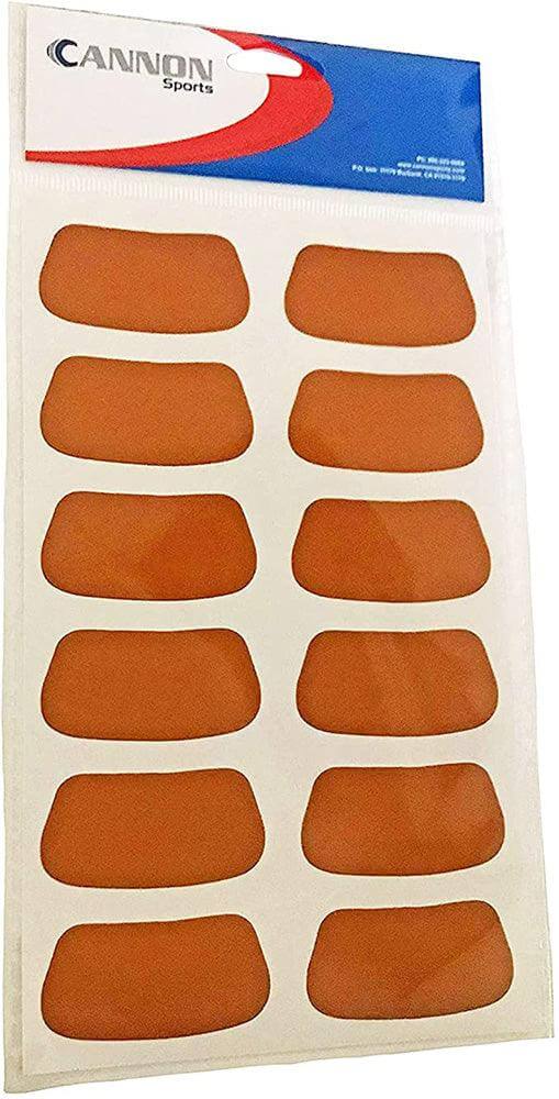 Cannon Sports 1402 Under Eye Stickers for Football, Baseball, & Lacrosse - Youth & Adults (Brown) - Cannon Sports