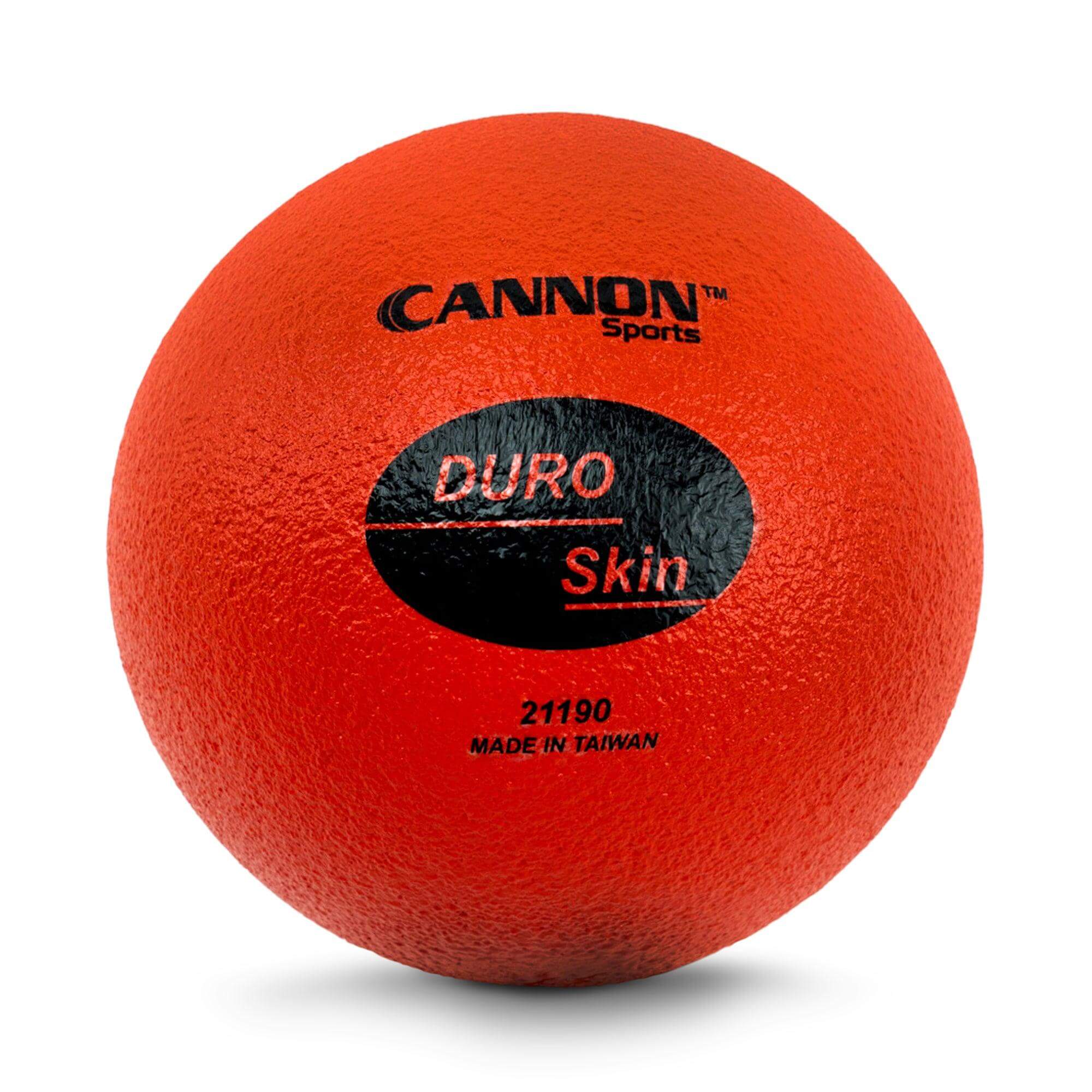Cannon Sports 21190 Duro Skin Foam Playground Ball for Outdoor Activities, Dodgeball, Handball, & Kickball (Red, 6-Inch) - Cannon Sports