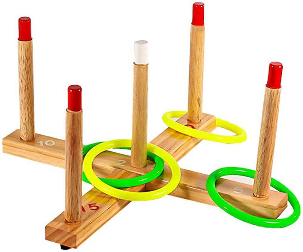 Cannon Sports 2123 Ring Toss Game Set for Indoor/Outdoor Activities, Camping, Picnic, Kids & Adults - Cannon Sports