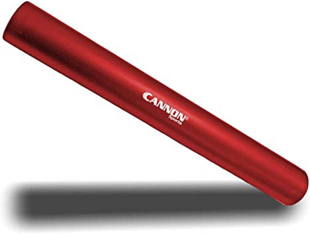 Cannon Sports 5868 Aluminum Track Relay Baton for Running, Training & Track and Field Gifts (Red) - Cannon Sports