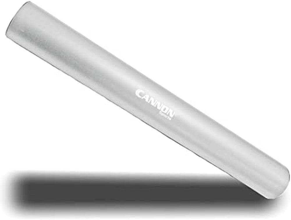 Cannon Sports 5869 Aluminum Track Relay Baton for Running, Training & Track and Field Gifts (Silver) - Cannon Sports