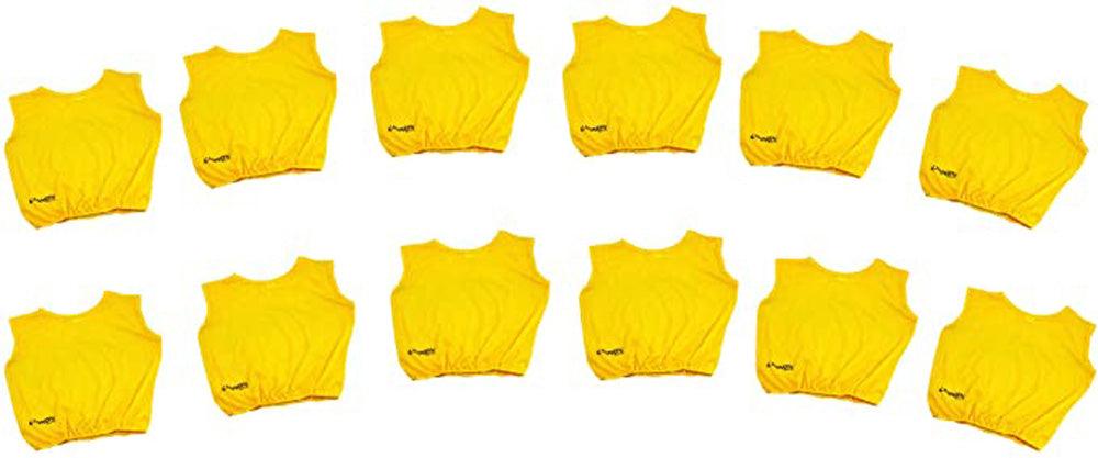 Cannon Sports 6041YEL Yellow Elastic Bottom Scrimmage Vest - Cannon Sports