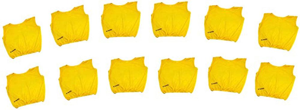 Cannon Sports 6043YEL Yellow Elastic Bottom Scrimmage Vest - Cannon Sports
