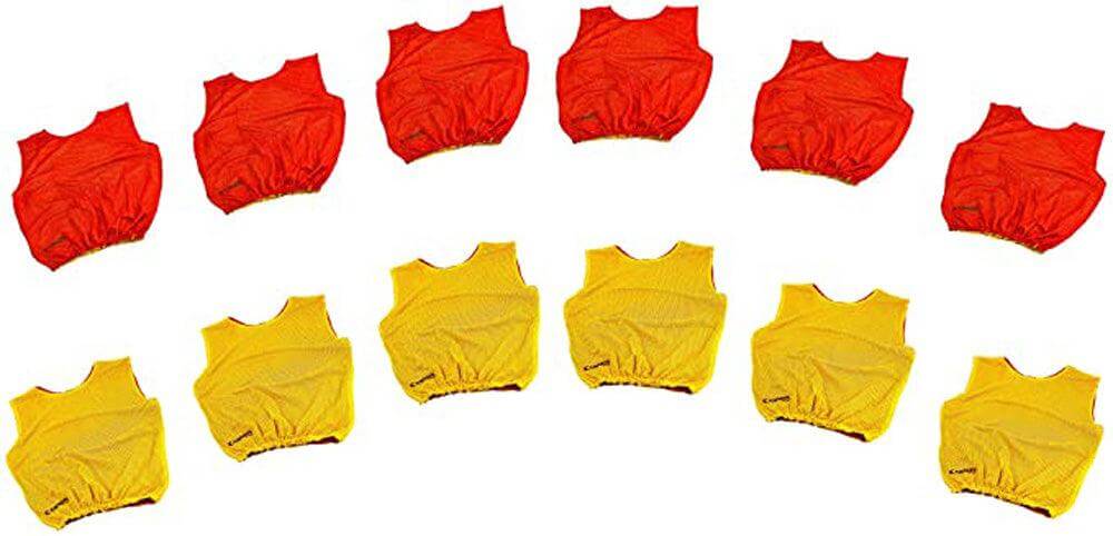 Cannon Sports 6047RED/YEL Red/Yellow Reversible Practice Vests - Cannon Sports