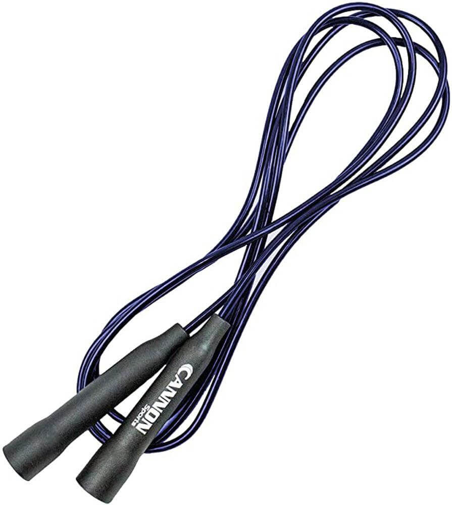 Cannon Sports 9522 Speed Jump Rope - Tangle Free for Training, Boxing Workout & Fitness Fun - Adults & Kids (Blue, 8 ft) - Cannon Sports