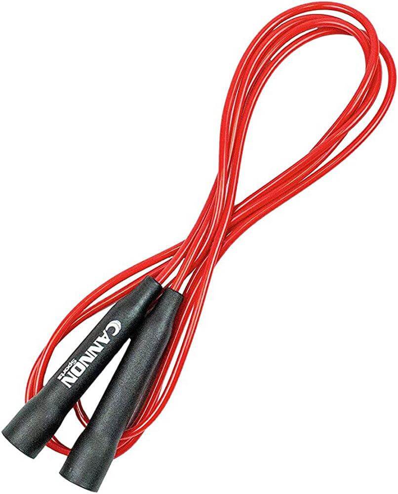 Cannon Sports 9526 Speed Jump Rope - Tangle Free for Training, Boxing Workout & Fitness Fun - Adults & Kids (Red, 8 ft) - Cannon Sports