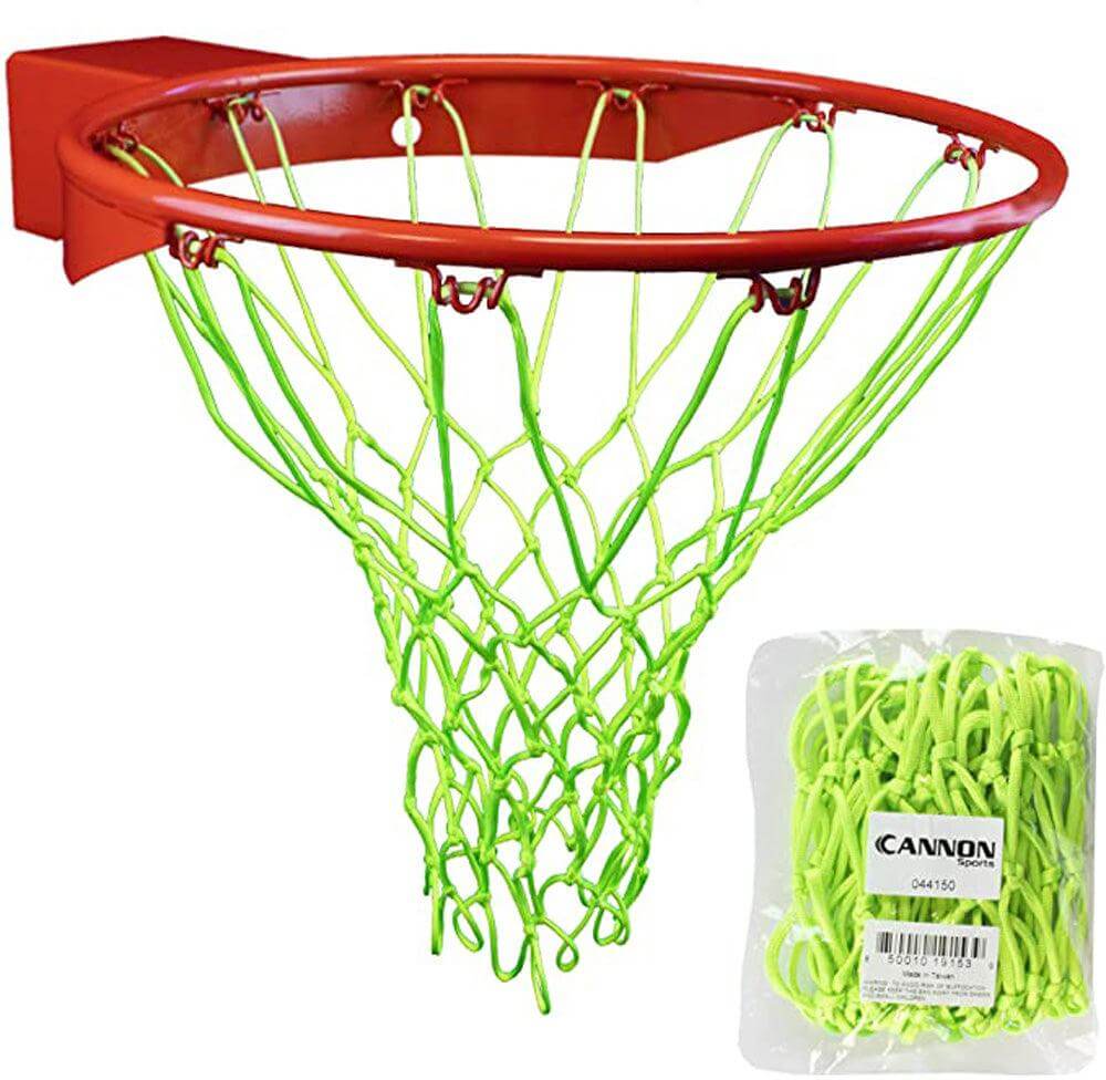 Cannon Sports Basketball Net (Lime Green) - Cannon Sports
