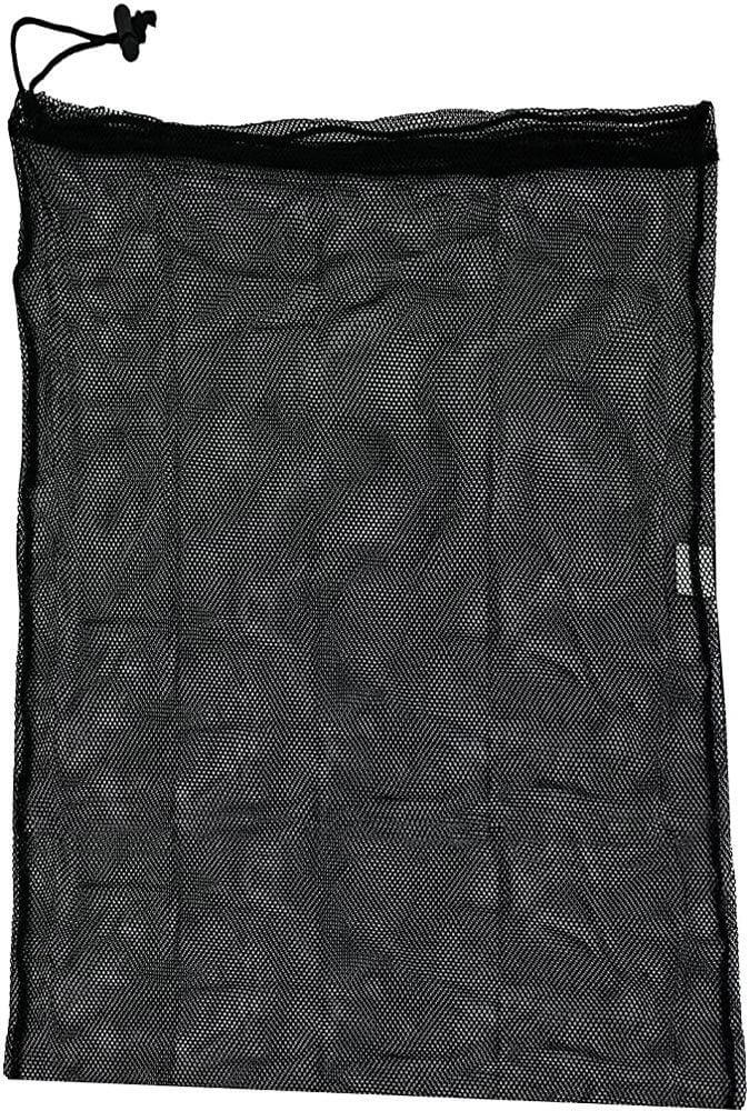 Cannon Sports Black Mesh Drawstring Bag 24" x 36" - Cannon Sports