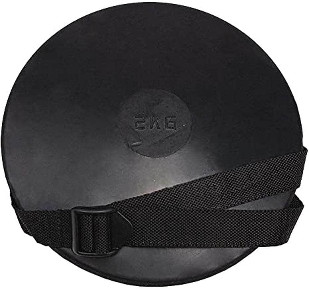 Cannon Sports Black Rubber Discus with Adjustable Strap 2kg - Cannon Sports