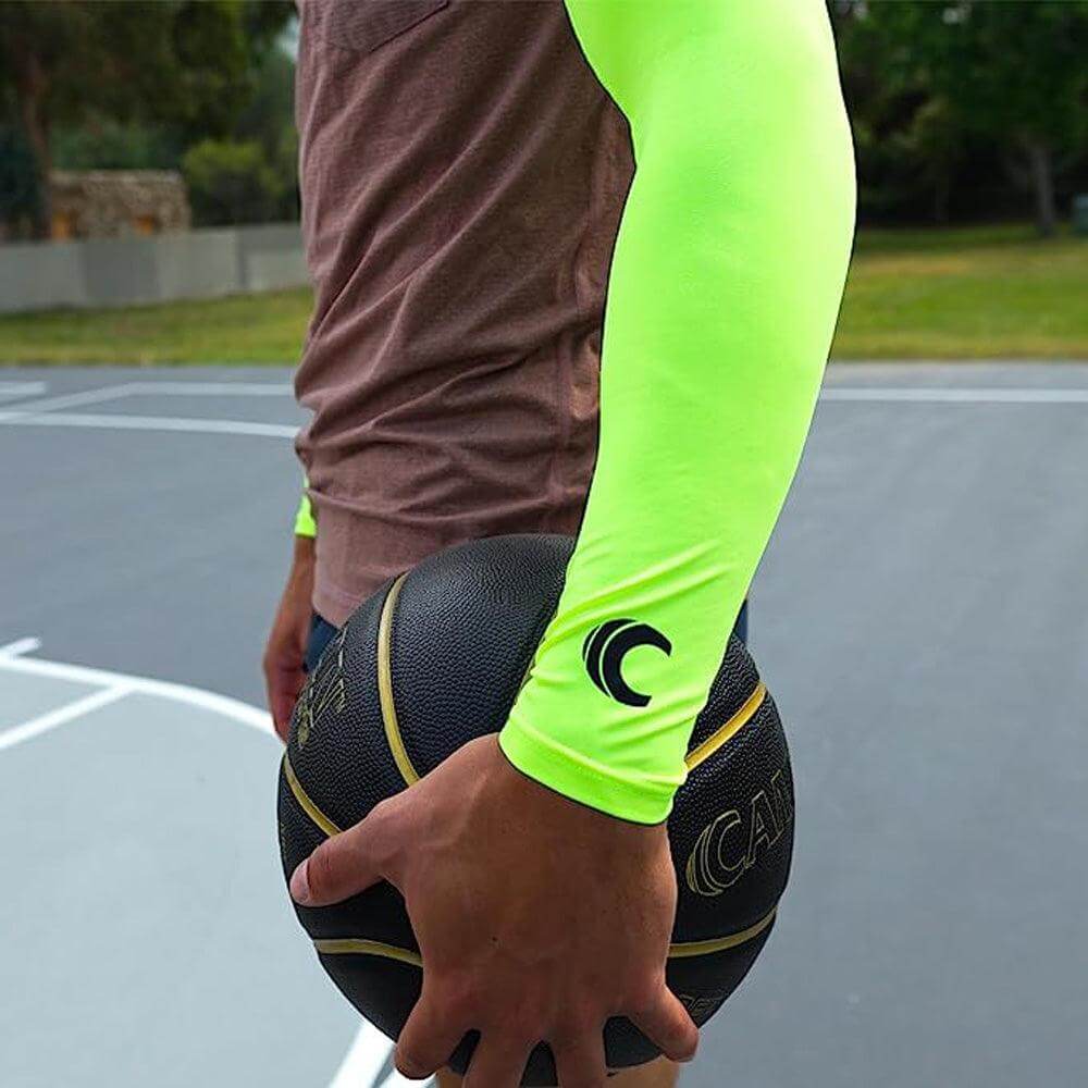 Cannon Sports Cooling Arm Sleeves (Pair), Green - Cannon Sports