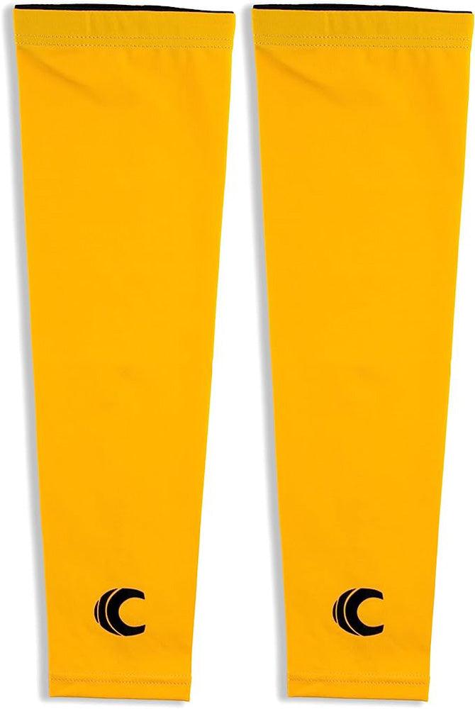 Cannon Sports Cooling Arm Sleeves (Pair), Yellow - Cannon Sports