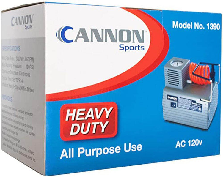 Cannon Sports Electric Ball Inflator Pump with Needle & Gauge - Cannon Sports