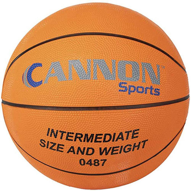 Cannon Sports Intermediate Size 28.5" Rubber Basketball - Cannon Sports