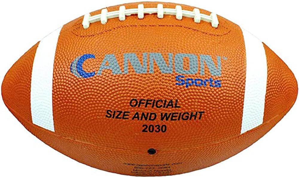 Cannon Sports Official Size Rubber Football - Cannon Sports