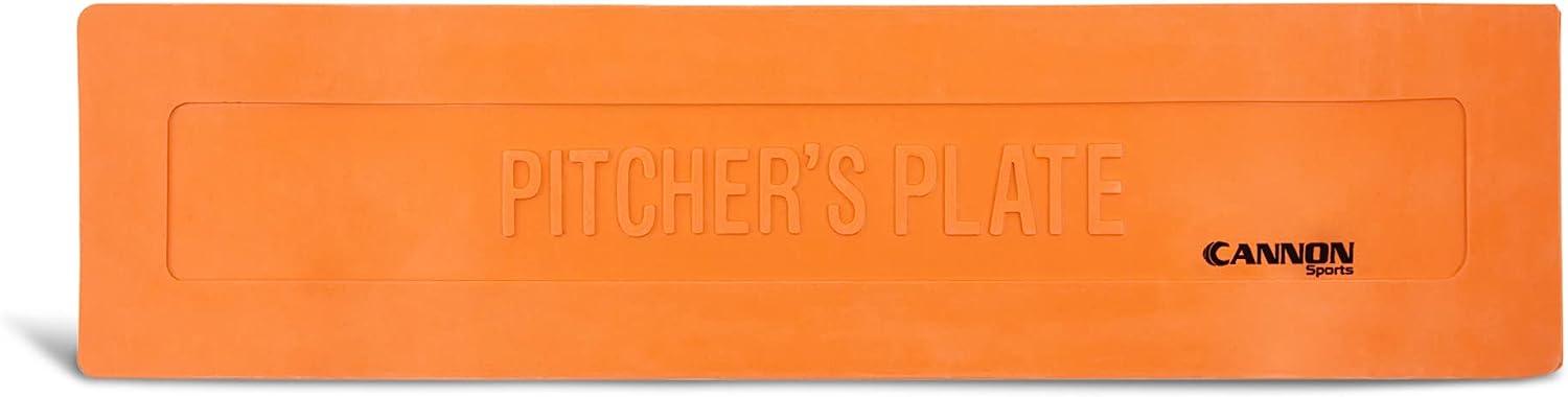 Cannon Sports Orange Throw Down Rubber Pitching Plate - Cannon Sports