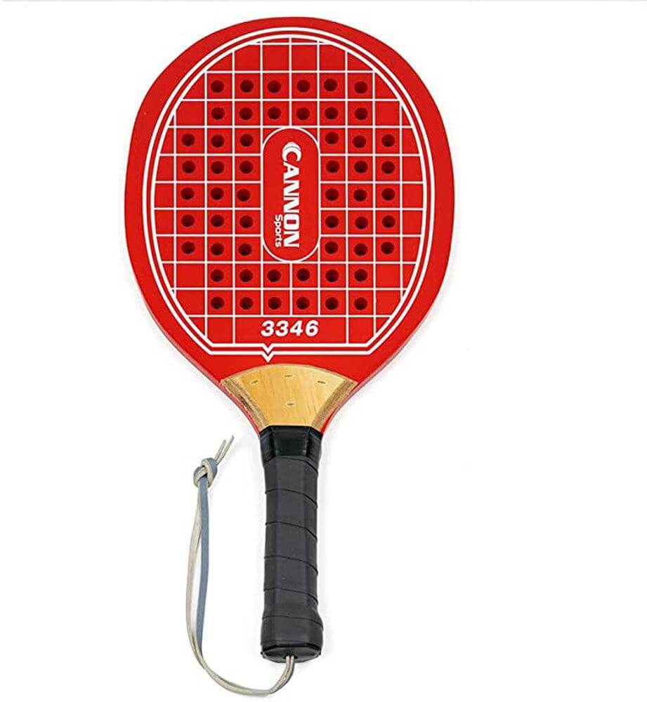 Cannon Sports Pro-Paddleball Paddle for Racquet & POP Tennis Sports (Red) - Cannon Sports