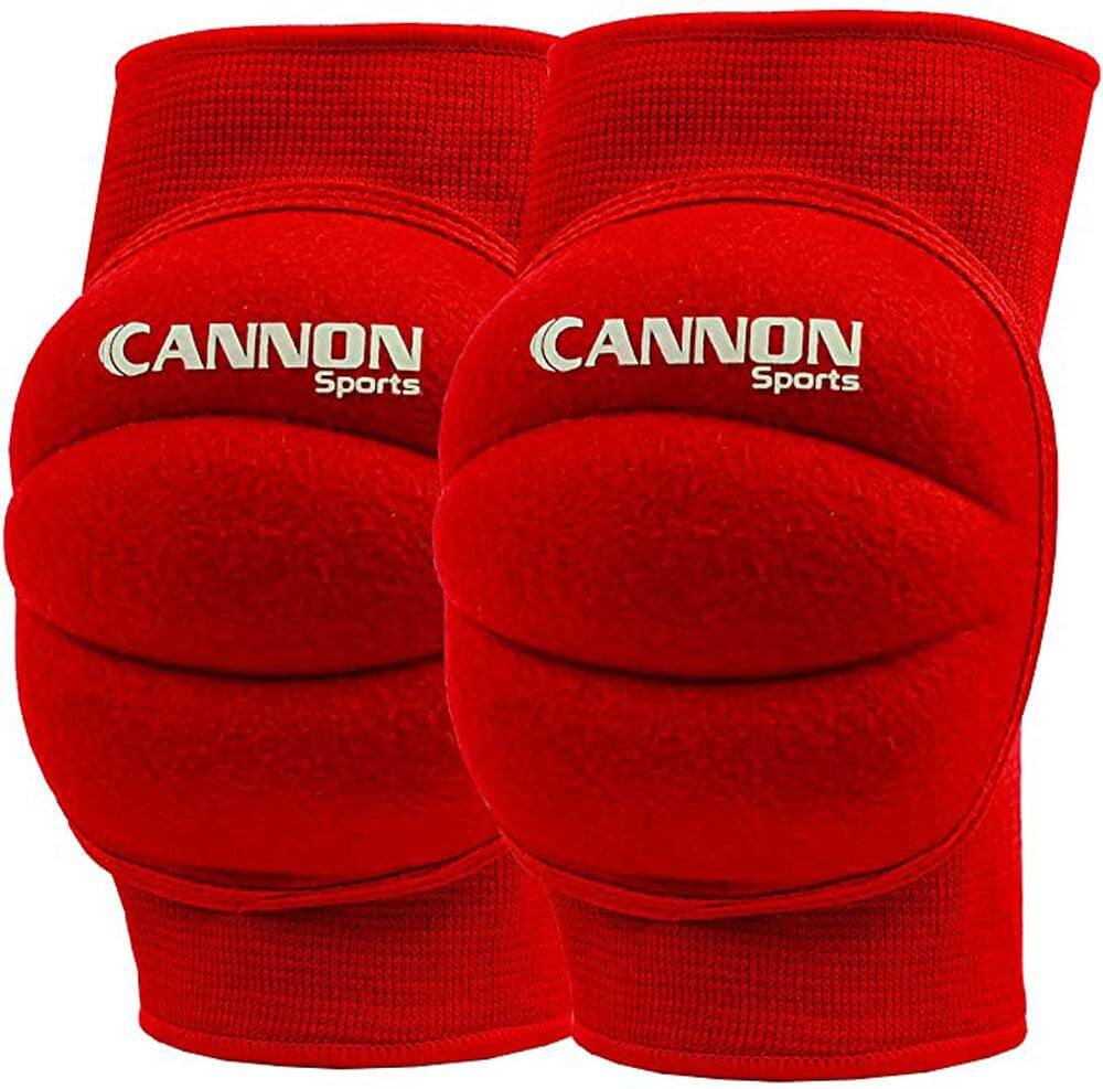 Cannon Sports Pro Series Knee Pads with Extra Support (Red, Large) - Cannon Sports