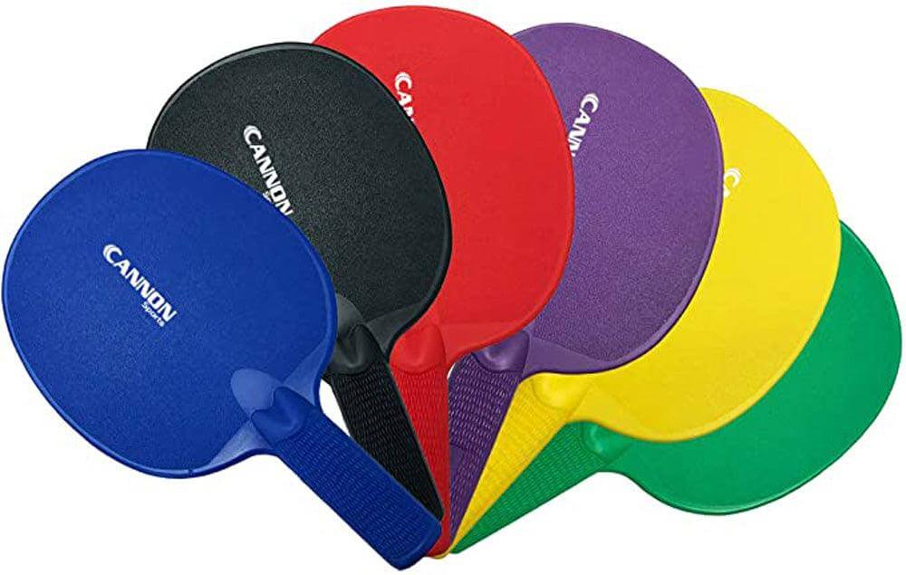 Cannon Sports Table Tennis Paddle Unbreakable and Weather Resistant (Set of 6 Assorted Colors) - Cannon Sports