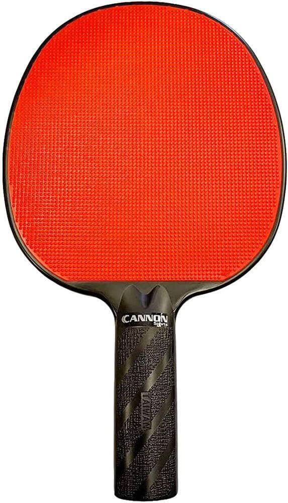 Cannon Sports Unbreakable Table Tennis Paddle with Rubber Face (Red) - Cannon Sports