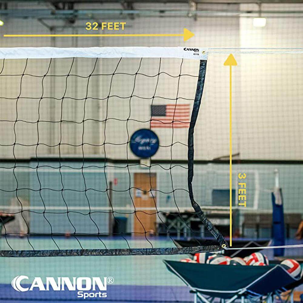 Cannon Sports Volleyball Net with Weather Resistant Rope 32ft - Cannon Sports