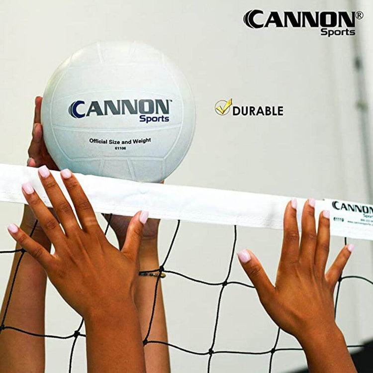 Cannon Sports White Rubber Volleyball - Cannon Sports