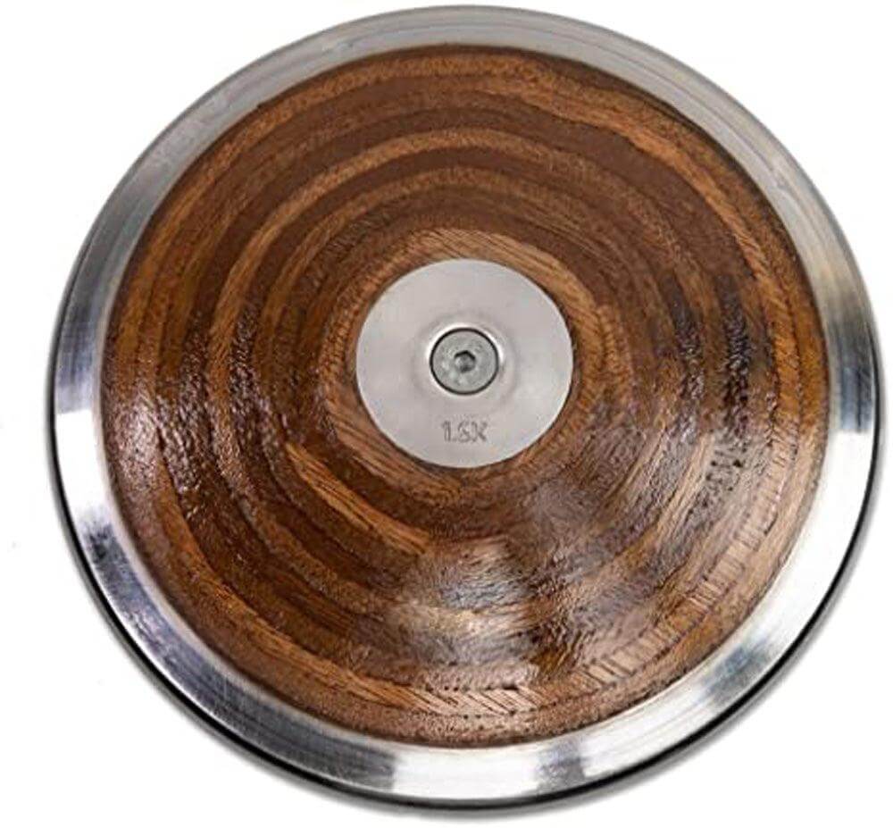 Cannon Sports Wood Discus with Steel Rim IAAF Official 1.6kg - Cannon Sports