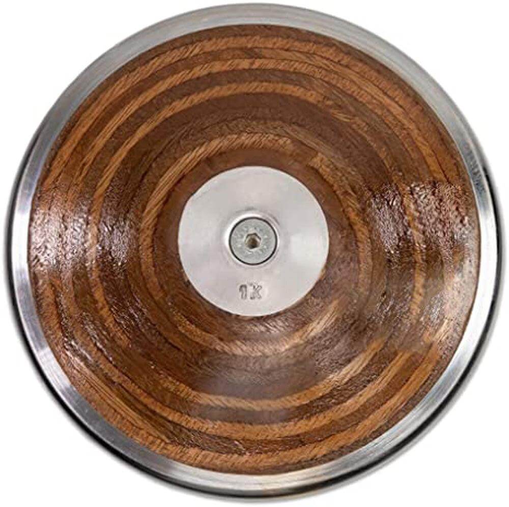 Cannon Sports Wood Discus with Steel Rim IAAF Official 1kg - Cannon Sports