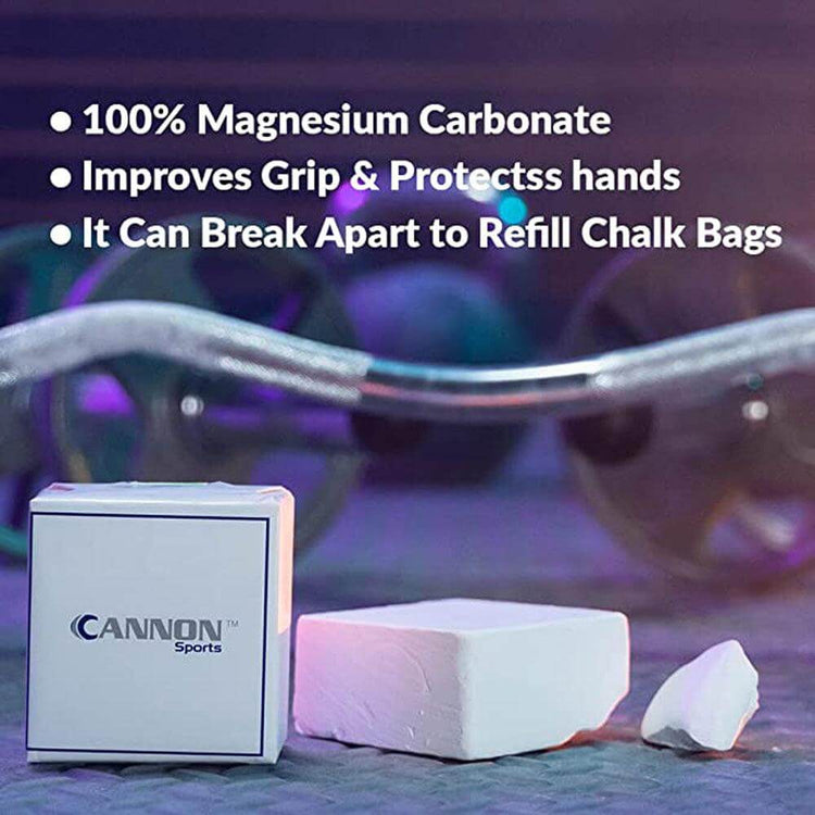 Cannon Sports White Gym Chalk Blocks 1lb - Cannon Sports