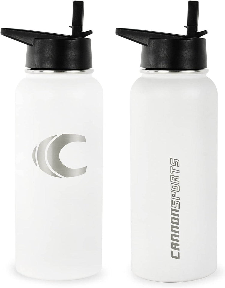 Cannon Sports Stainless Steel Triple Insulated Water Bottle, White - Cannon Sports